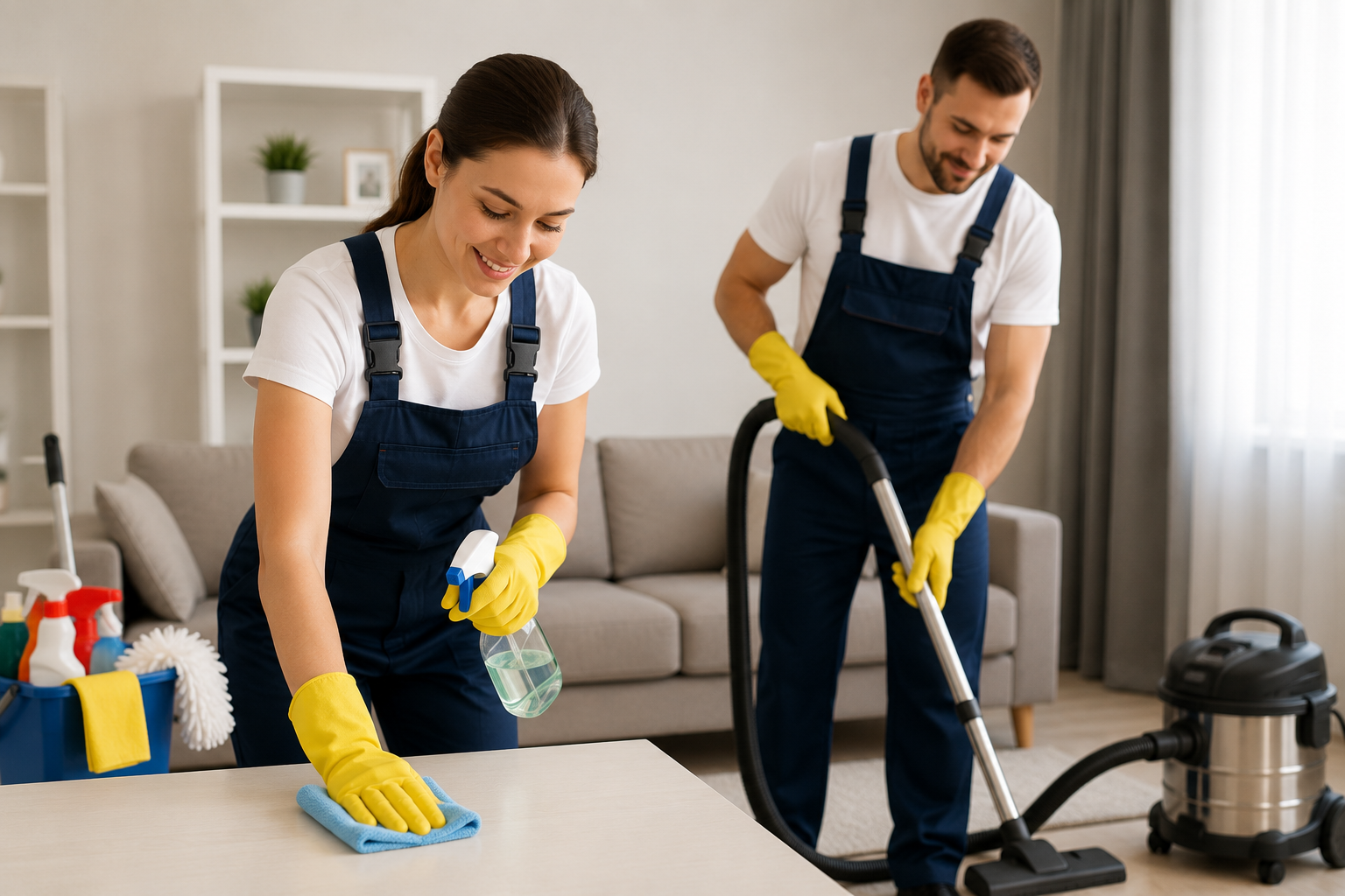 Cuplu pentru Curățenie – Contract German + Cazare